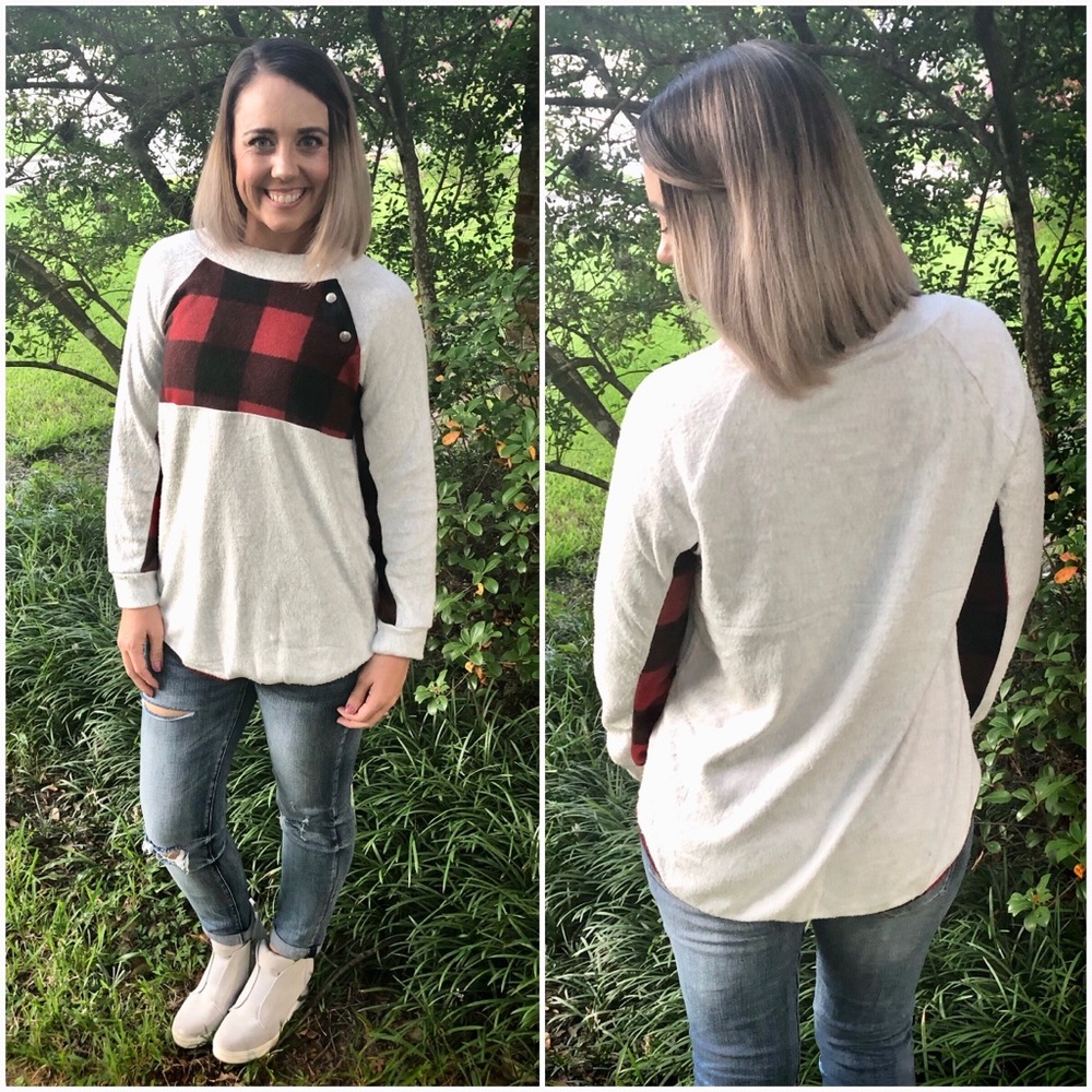 Buffalo Plaid Pullover